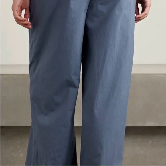 Skims Cotton Poplin Wide-Leg Pants - Picture 2 of 10